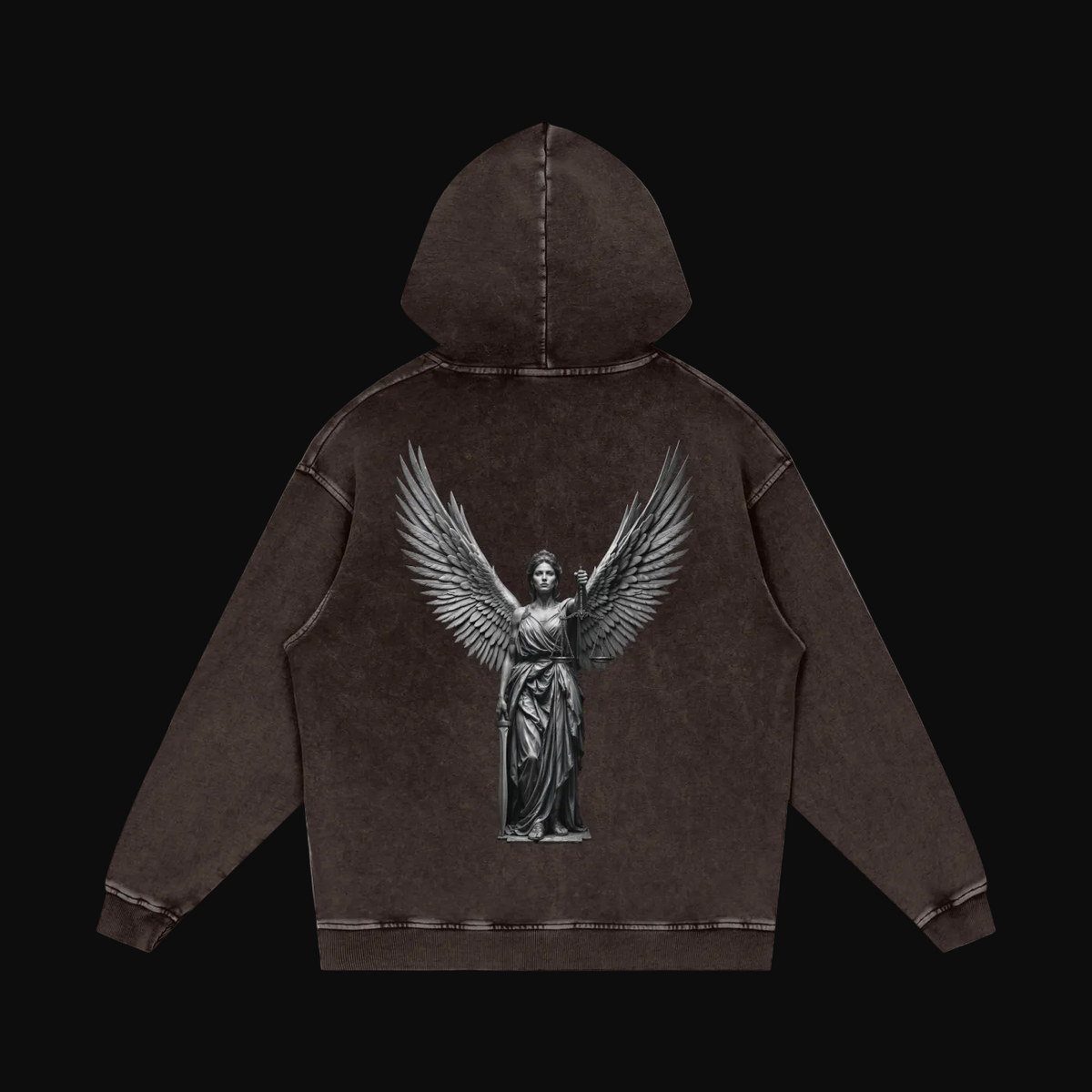 Nemesis,Judgment,Collection,Hoodie,Washed,Oversized,Unisex,gymwear,fightwear,streetwear