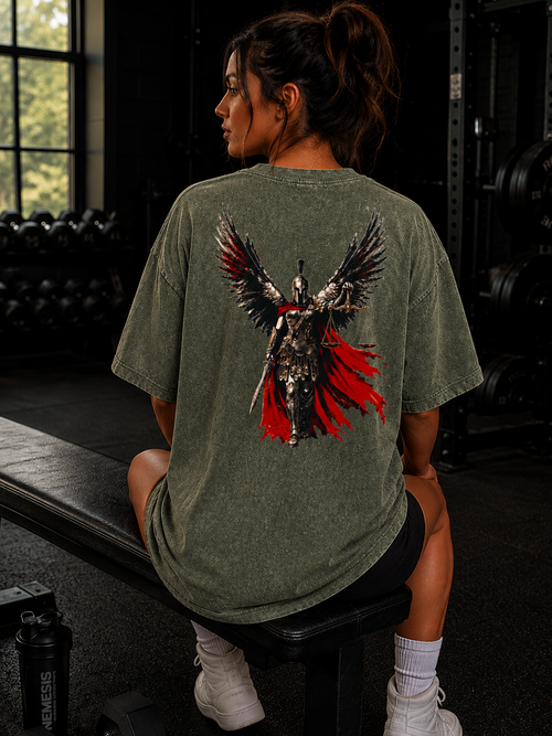 nemesis,Judgment,TShirt,Wash,Heavyweight,Unisex,Fightwear,Gymwear