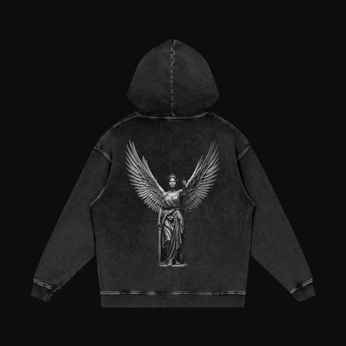 Nemesis,Judgment,Collection,Hoodie,Washed,Oversized,Unisex,gymwear,fightwear,streetwear